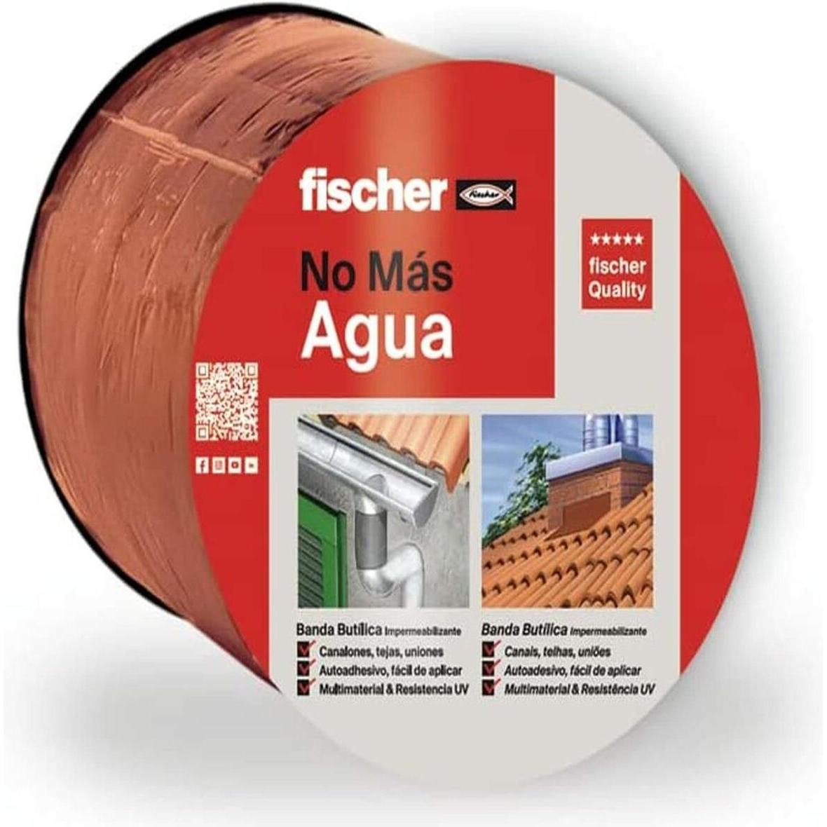 Fischer, Nastro adesivo, Fasce elastiche in gomma butilica impermeabili (100 mm)