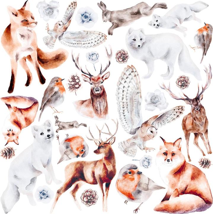 Produktbild Ciao Bella Vellum Paper "Winter Journey", 15 x 15 cm, 6 Blatt (90 g/m², 1x)