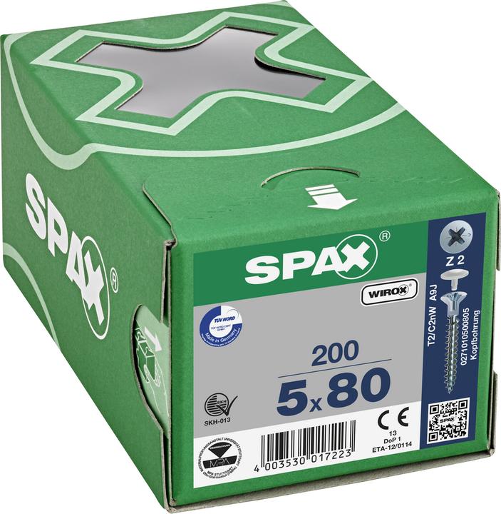 Image du produit Spax Vis pour panneaux agglomérés (200 Vis par pièce)