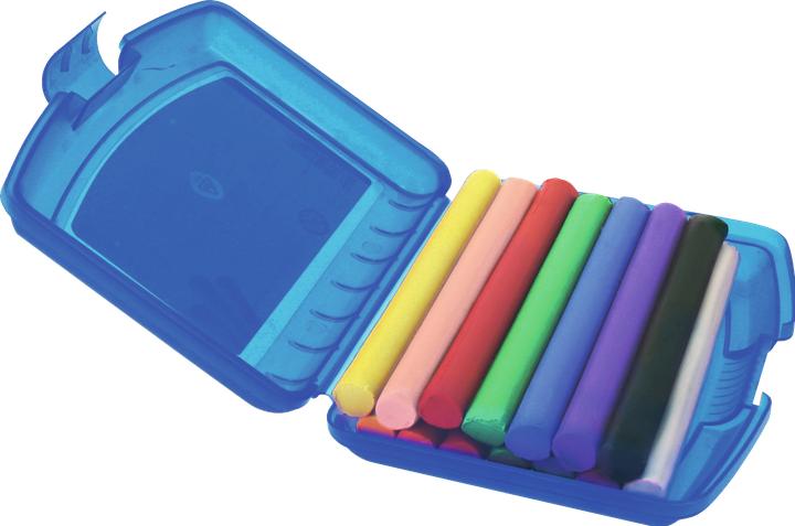 Immagine prodotto Pelikan Argilla da modellare per bambini 10 pezzi Creaplast blu