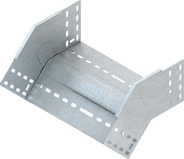 Actual product image Niedax NIE RFB 110.550 Gutter drop bend 45Â°, 110 with ungel. side rails strip galvanised (11 cm)