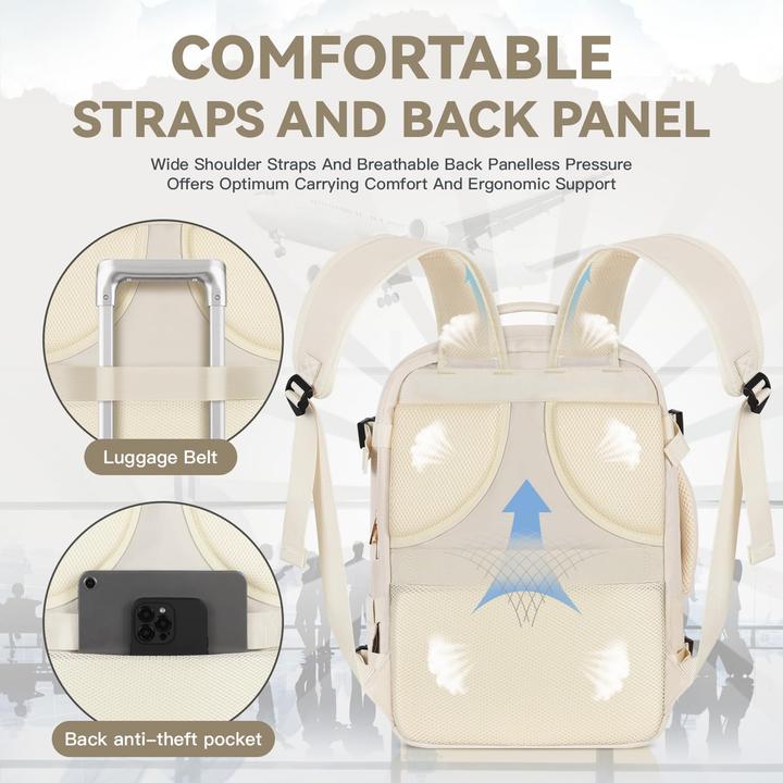 Produktbild Only-Bags.Store Handgepäck Flugzeug Reiserucksack, Handgepäck Rucksack