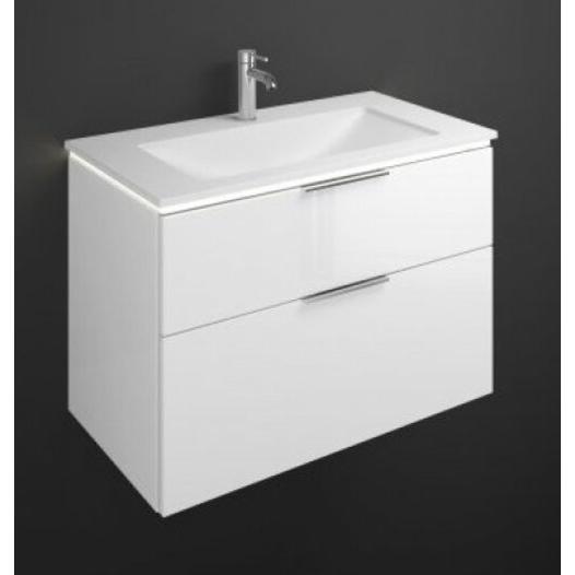 Thumbnail - burgbad, Badmöbelset, Eqio Mineralguss-Waschtisch inklusive Waschtischunterschrank und LED-Waschtischunterschrankb