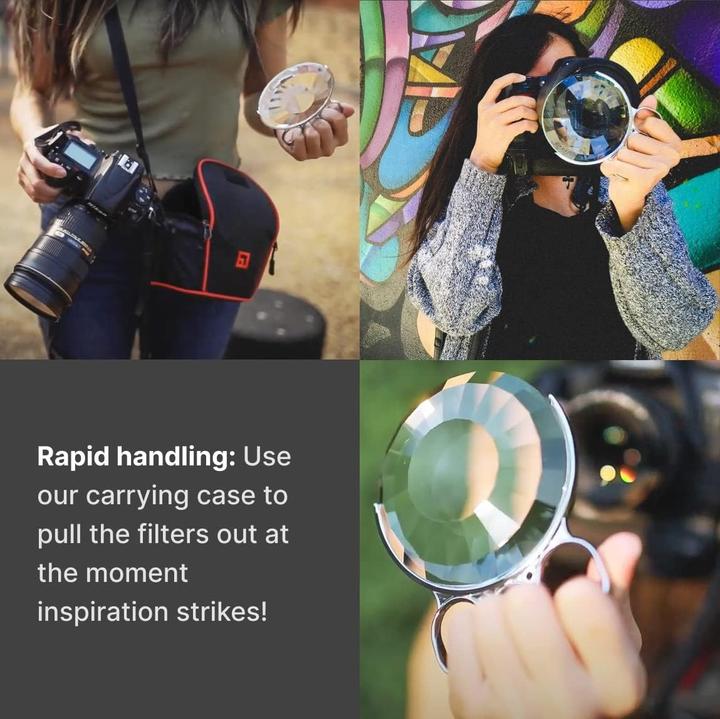 Produktbild Fractals Fractal Filters Classic Prismatic Camera Filters, Pack of 3 (77 mm)