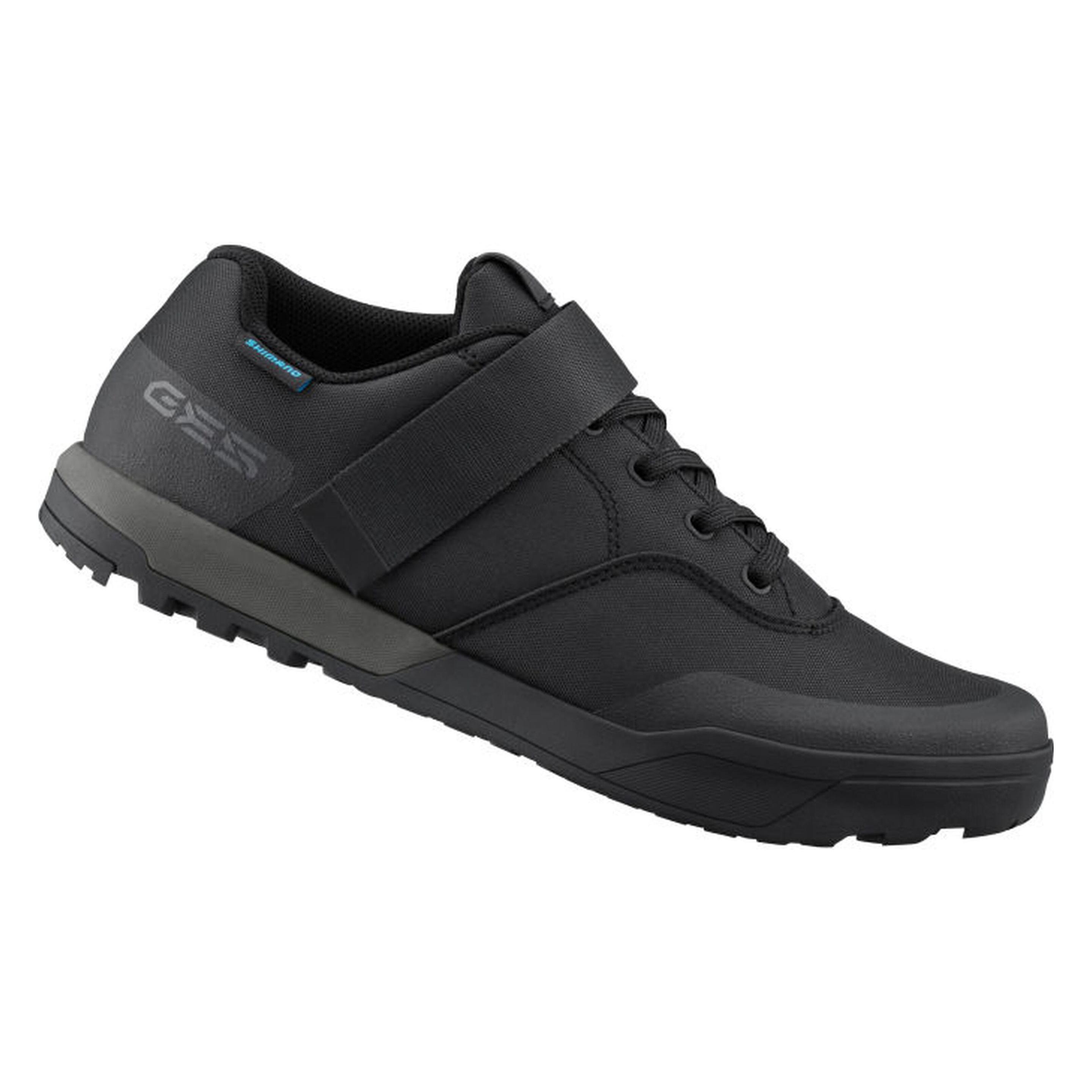 Shimano, Herren, Veloschuhe, GE500, Schuh, Black, Standard, Spd, Unisex, Gr. 45 (45), Schwarz
