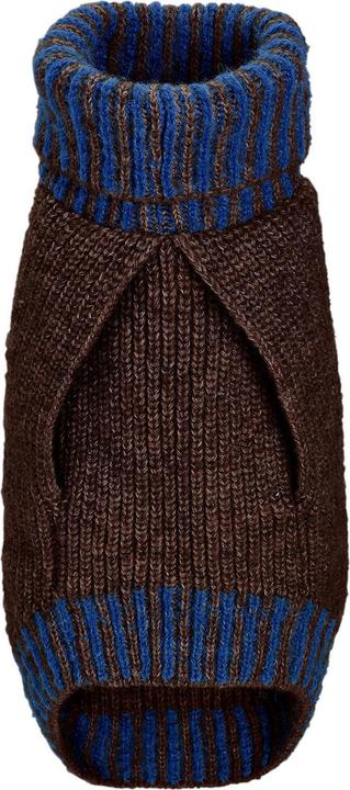 Actual product image Hunter Dogcoat Odense 35 + hat, beige/blue - (203542) (35, Dog jumper)