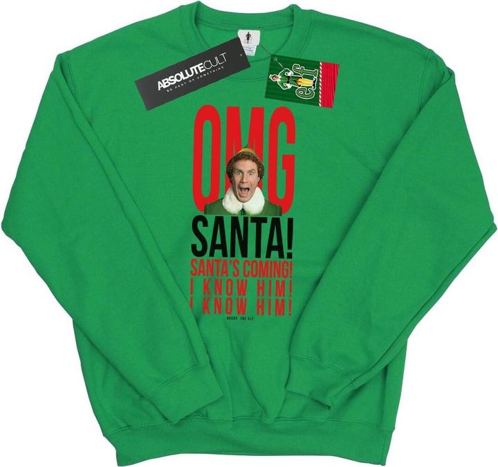 Produktbild Elf OMG Santa I Know Him Sweatshirt (M)