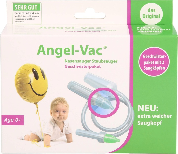 Angel-Vac Nasensauger Staubsauger Geschwisterpaket, 1 St. Nasensauger