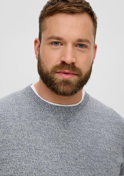 Produktbild s.Oliver Strickpullover Strickpullover aus Effektgarn (XXL)