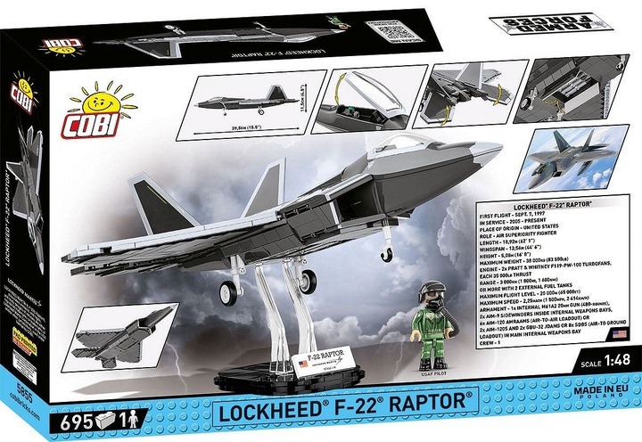 Actual product image Cobi Lockheed F-22 Raptor