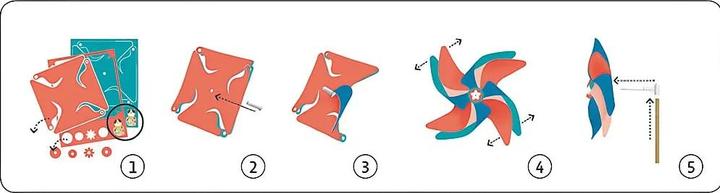 Produktbild Djeco DIY - Windrad Sweet