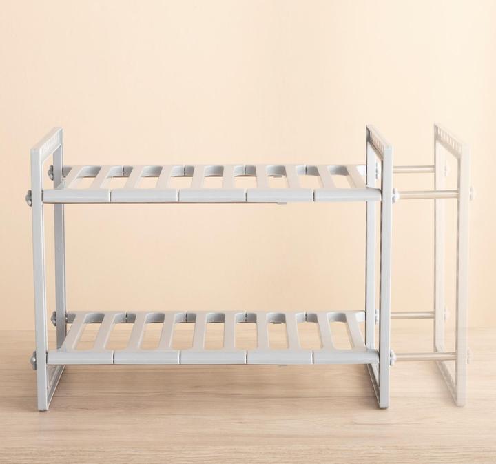 Actual product image InnovaGoods Pull-out shelf insert - 2 levels