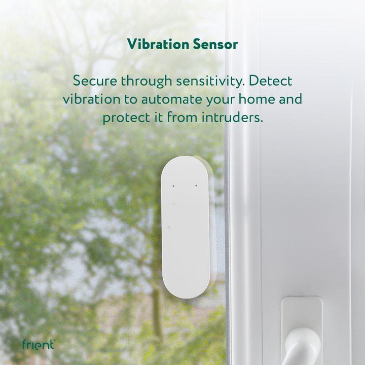 Actual product image Frient Vibration Sensor (Zigbee)