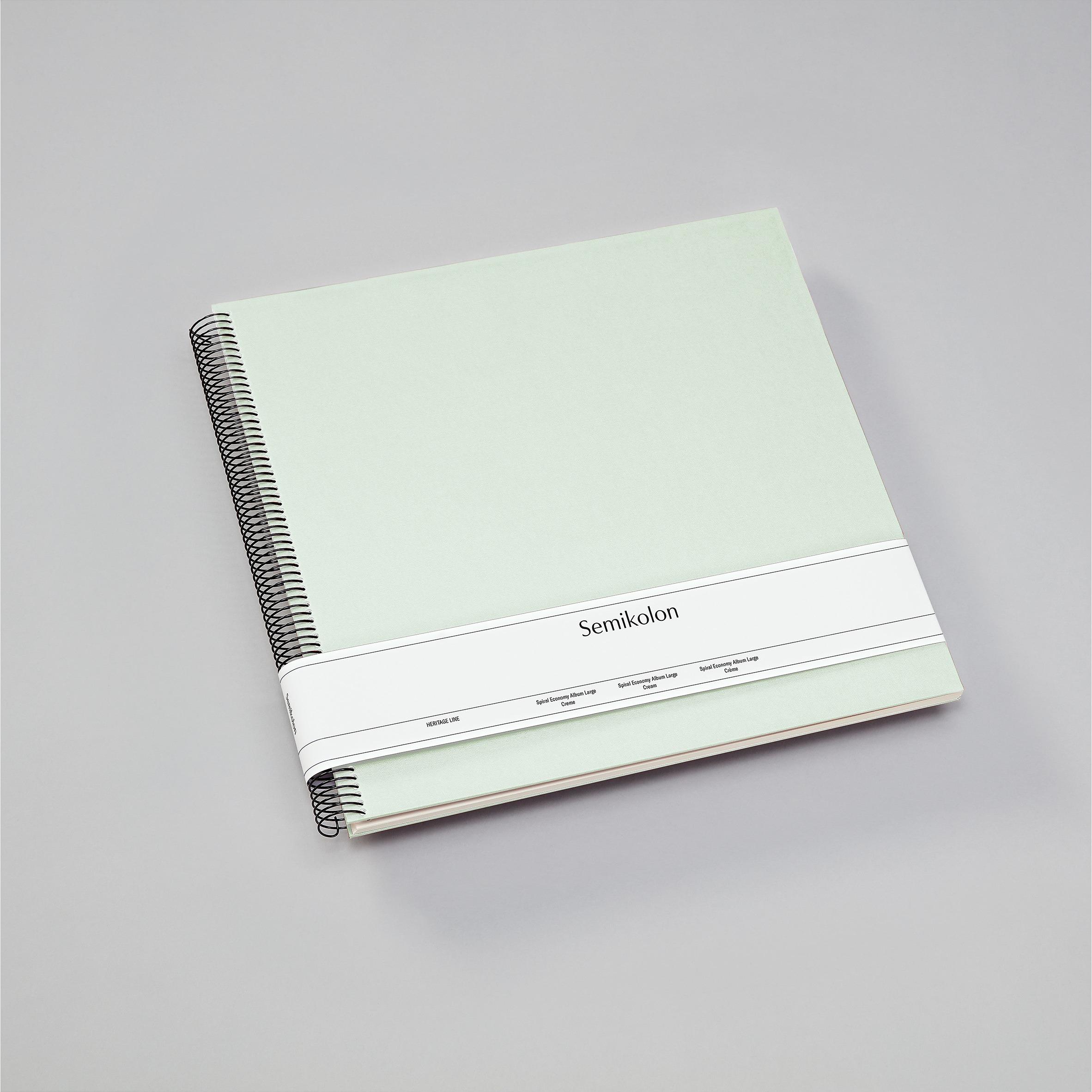 Thumbnail - Semikolon, Fotoalbum, FOTORINGBUCH 34x32 25bWEISS MOSS (10 x 15 cm, 9 x 13 cm, 13 x 18 cm)