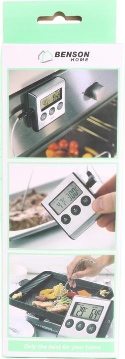 Actual product image Benson Home Kitchen thermometer digital with timer