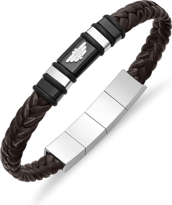 Immagine prodotto Police Wavebreaker (19 cm, Cuoio, Acciaio inossidabile)