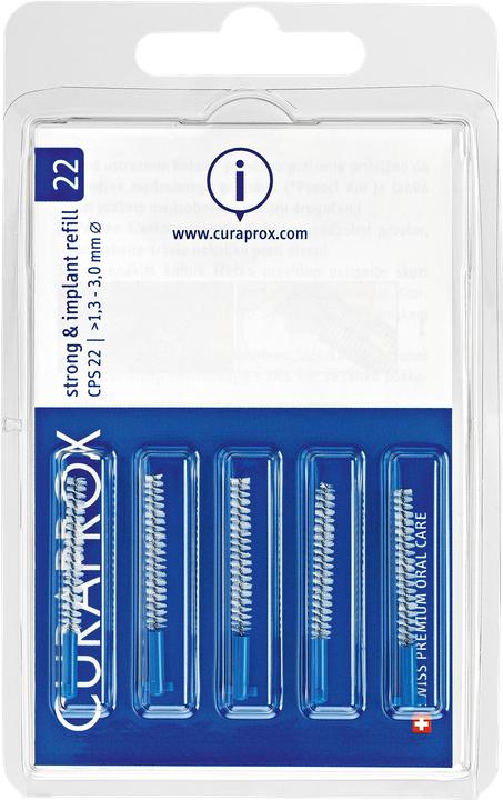 Immagine prodotto Curaprox CPS 22 Implant Brush blu 5 pezzi (5 x)