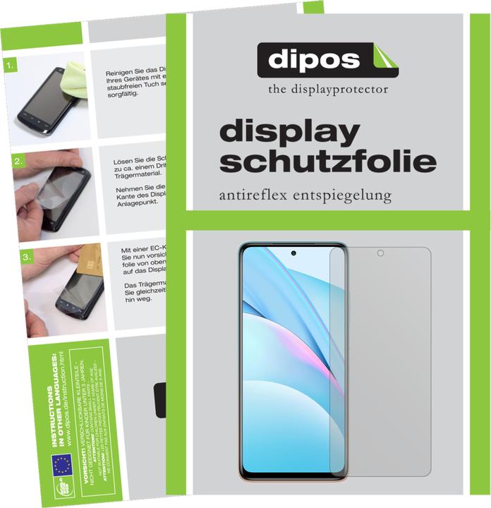 Actual product image Dipos Screen Protector Anti-Glare (5 Piece, Mi 10T Lite)