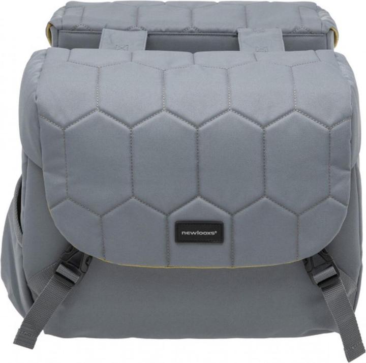 Produktbild New Looxs Tasche Mondi Joy Double Quiltedgrey. (38 l, Gepäckträgertasche)