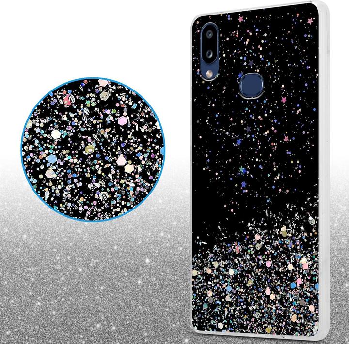 Produktbild Cadorabo TPU Cover funkelnder Glitter (Samsung Galaxy A10s, Samsung Galaxy M01s)