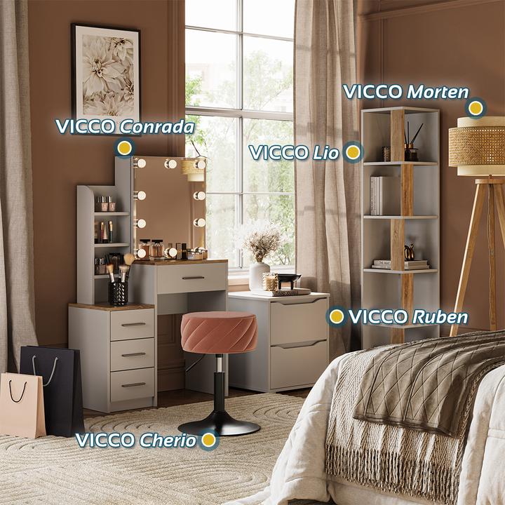 Immagine prodotto Vicco Conrada con illuminazione a LED (80 x 36 x 132 cm)