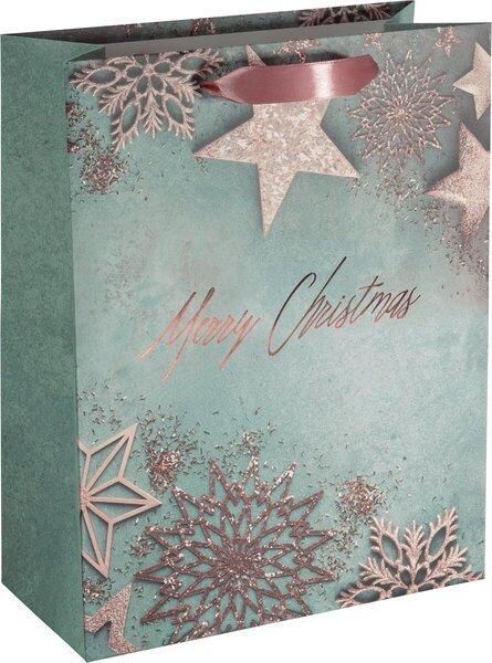 Produktbild Sigel 5 Papier-Tragetaschen Glamorous Christmas Motiv 26,0 x 33,0 cm (5x)