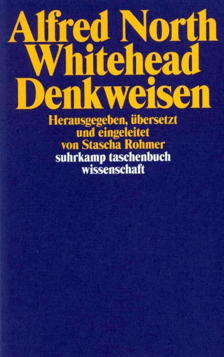 Produktbild Denkweisen (Deutsch, Alfred North Whitehead, 2001)