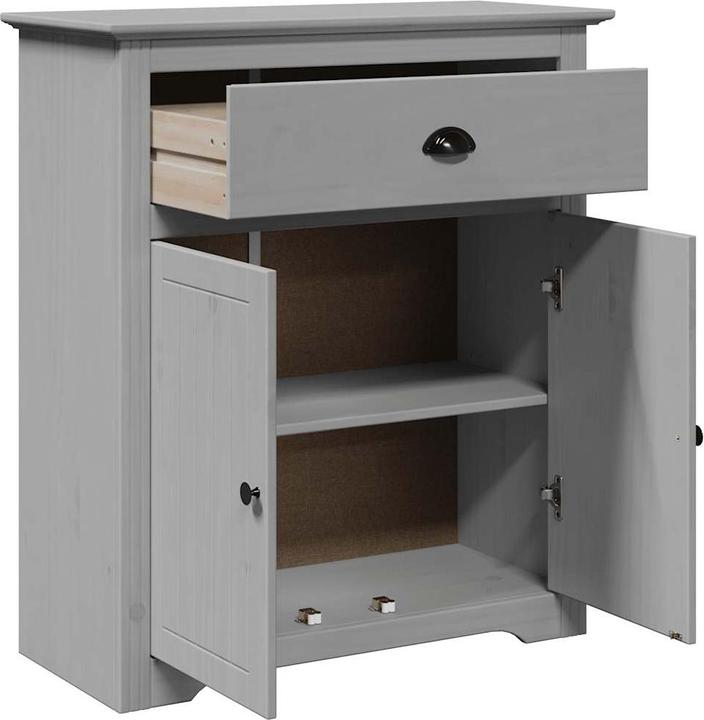 Immagine prodotto vidaXL Flurschrank BODO Grau 80x35x90 cm Flurmöbel Schrank Wohnzimmerschrank (80 x 35 x 90 cm)