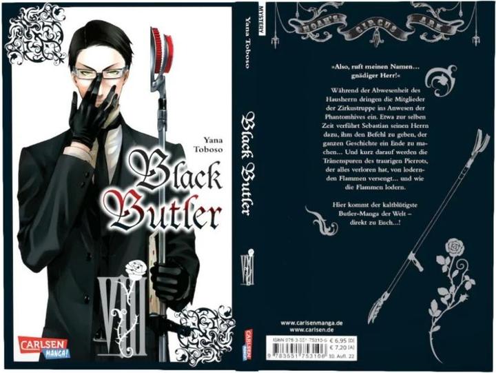 Actual product image Black Butler, Band 8 (German, Yana Toboso, 2011)