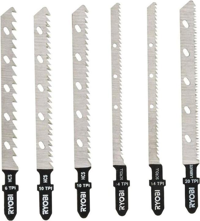 Image du produit Ryobi stiksavsblade til trae RAK6JSBW 6 dele