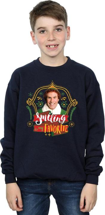 Actual product image Elf Boys Buddy Smiling Sweatshirt (116)