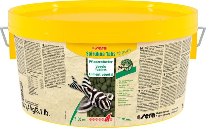 Image du produit Sera Spiruline Tb. Nature (Poissons d'eau douce, 220 cl)