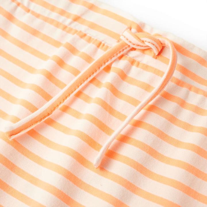 Immagine prodotto vidaXL Gonna per bambini a righe Straight neon orange 104,Materiale: 95 (104)