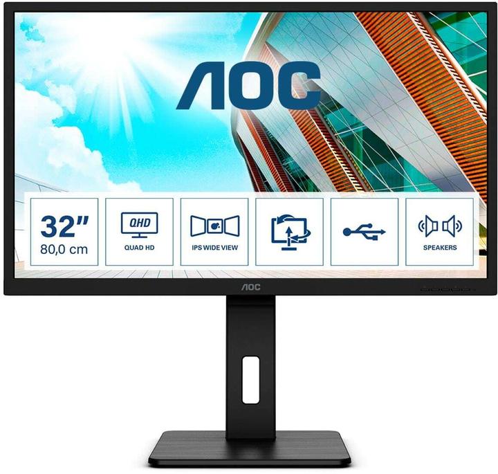 Actual product image AOC Q32P2 (2560 x 1440 pixels, 31.50")