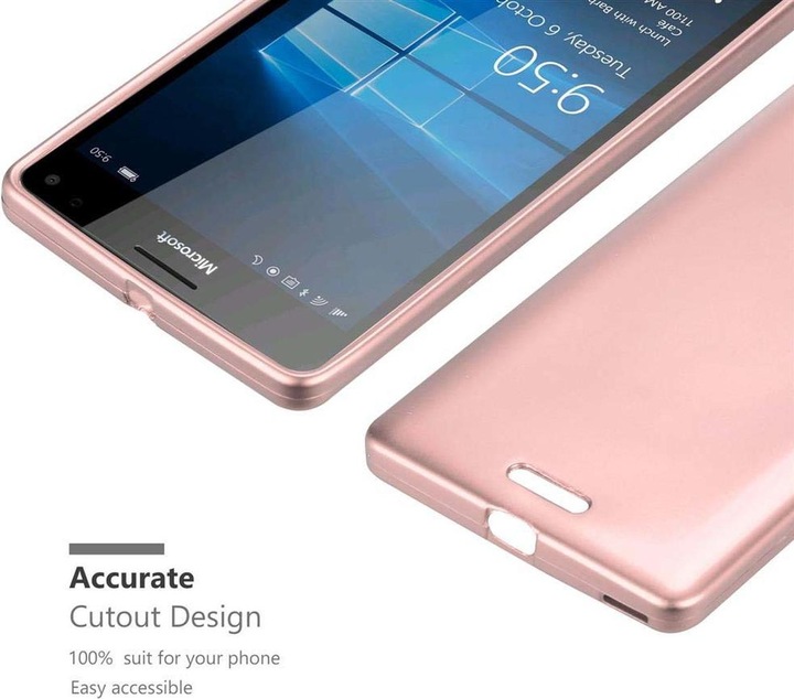 Produktbild Cadorabo TPU Matt Metallic Cover (Nokia Lumia 950 XL)