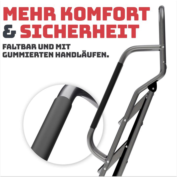 Actual product image Stackmeister 3 Stufen Sicherheitsleiter SM1032 (Folding step, Stile, 53 cm)