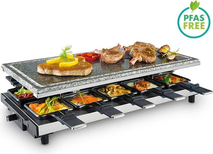 Produktbild Fritel Steengrill met 10 raclette pannetjes - SG4195