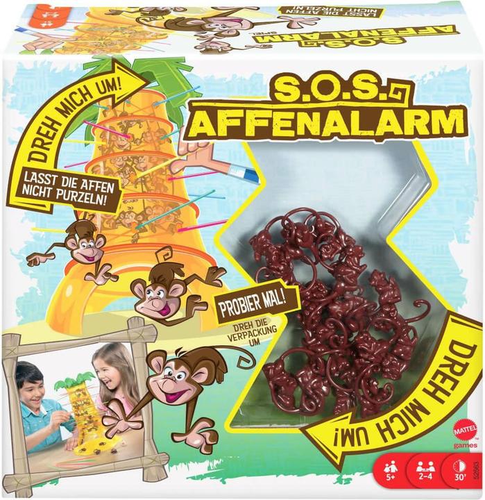 Produktbild Mattel Games S.O.S. Affenalarm (Deutsch, 2 - 4 Spieler)