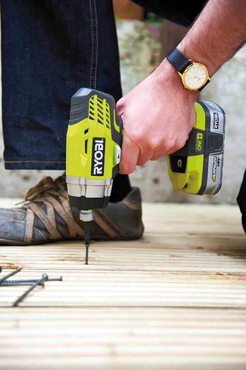 Actual product image Ryobi Ensemble de 9 outils 18V avec perçage, vissage, ponçage, sciage et éclairage