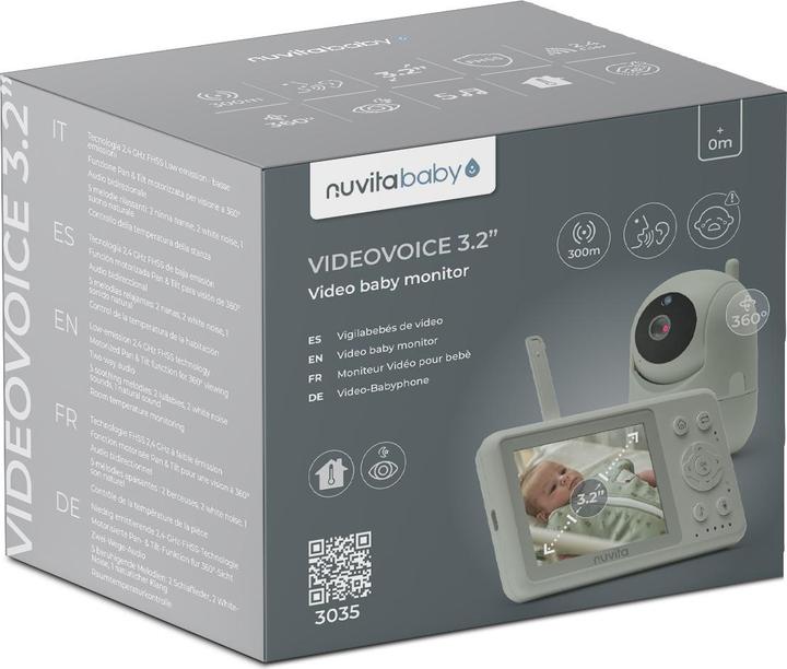 Actual product image Nuvita 3.2 Video Baby Monitor (Video & Audio, 300 m)