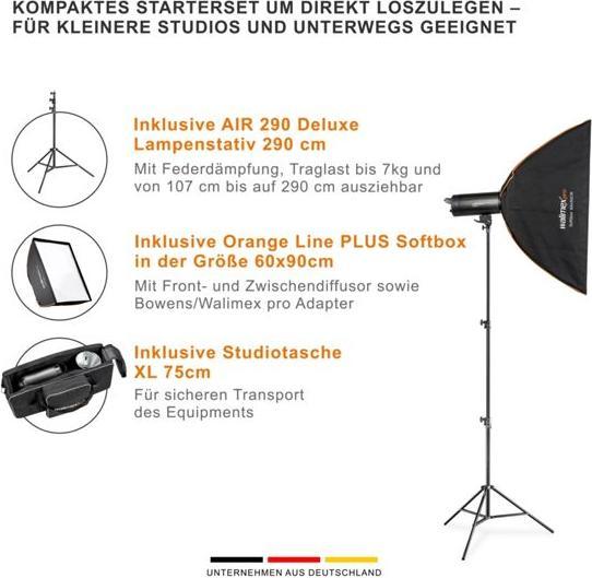 Actual product image Walimex pro Stager 400 HSS Set Single (Set, 400 Ws)
