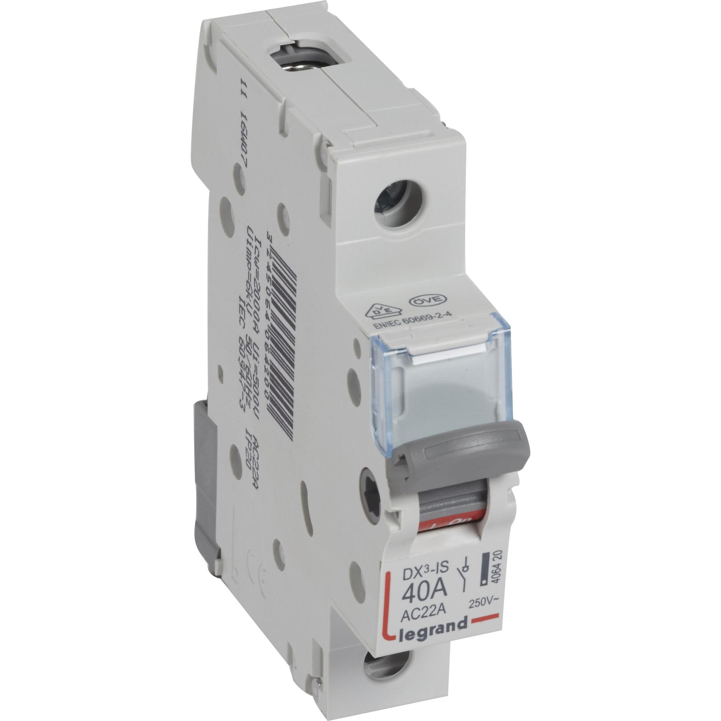 Legrand, Systemstromversorgung, Lasttrennschalter FR 301 40A - 406420
