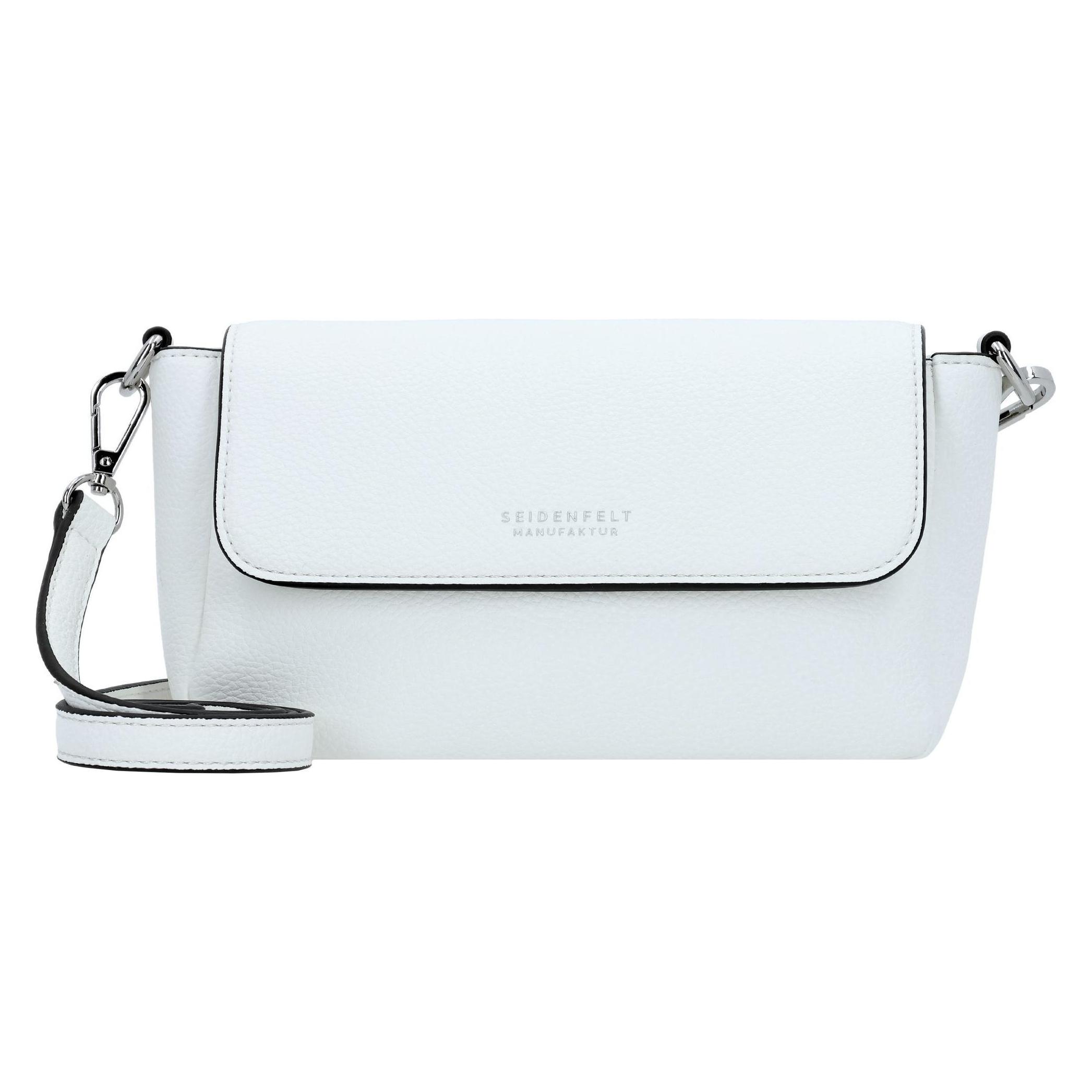 Seidenfelt, Damen, Handtasche, Umhängetasche 23 Cm, Weiss