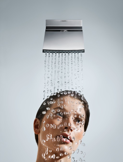 Produktbild hansgrohe Kopfbr RAINDANCE RAINFALL 150 1jet STREA DN 15 chrom (1 Strahlarten, 18 l/min)
