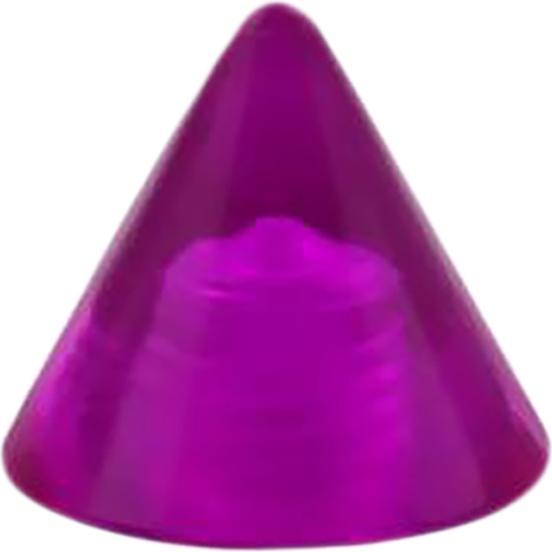 Image du produit Star Piercing Micro Cone violet transparent (Matières plastiques, sans laiton)