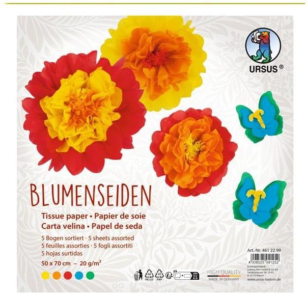 Produktbild Ursus Blumenseide (20 g/m², 5x)