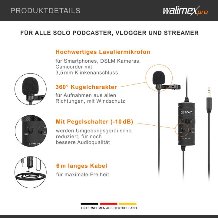 Produktbild Walimex pro pro Boya M1 Pro Ansteck Mikrofon