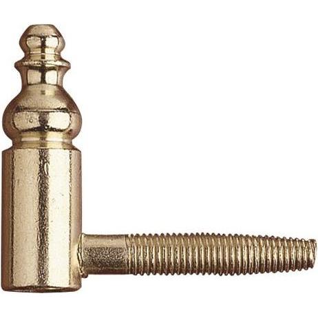Otlav, Türbeschlag + Scharnier, Einbohrband Typ 190, Flügelteil, Band ø 16 mm, Stahl vermessingt