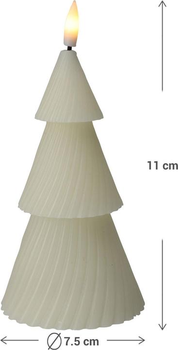 Actual product image LED real wax candle fir 11 cr (1 x)