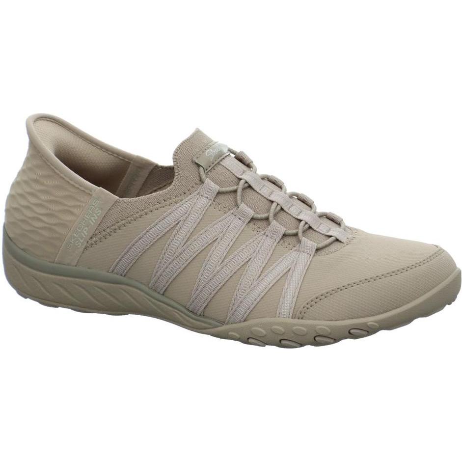 Skechers, Damen, Sneaker, Slip Ins Breath Easy, Beige, (36)